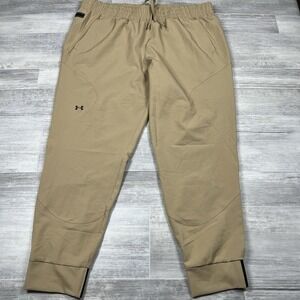 Under Armour Unstoppable Jogger Women's XLarge Pants Loose Fit Khaki 1376926-263